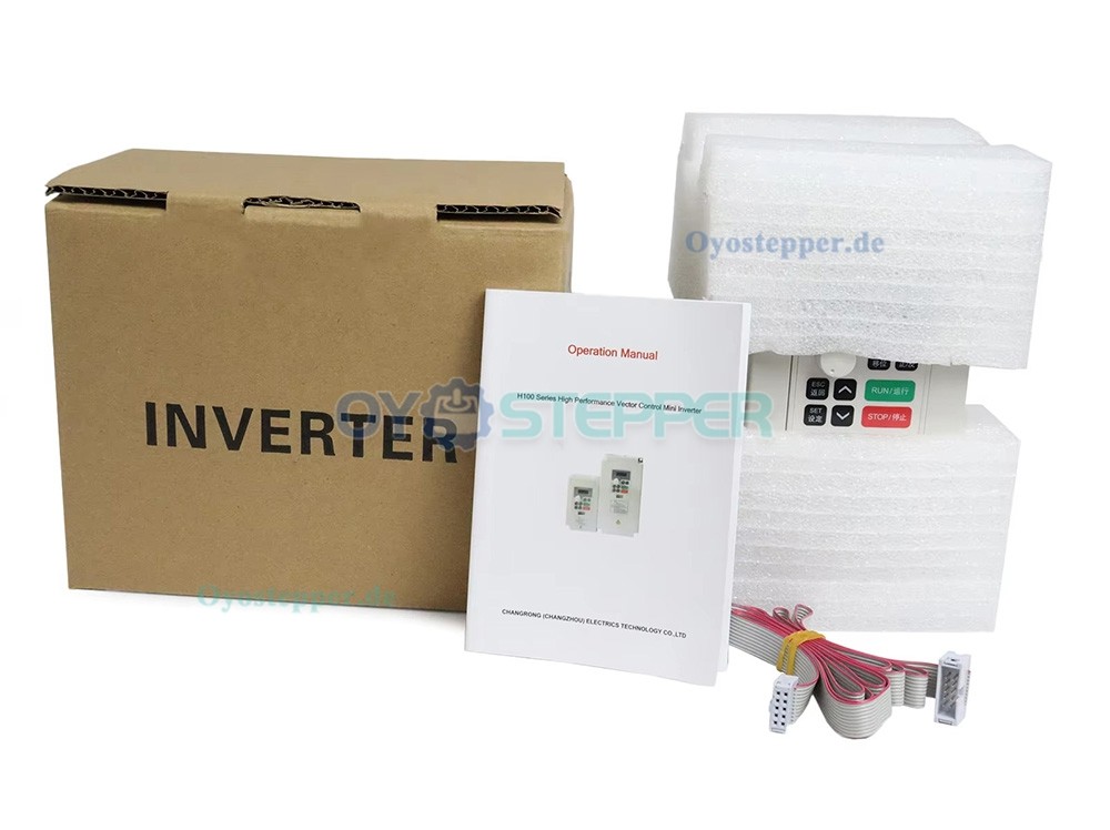 Handi luftgek&uuml;hltes CNC HF-Spindel-Set 800W ER11 110V/220V 24000U/min in quadratischer Bauform mit Frequenzumrichter